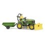 Bruder - Tractor Cu Remorca John Deere Si Gradinar Bruder - 3